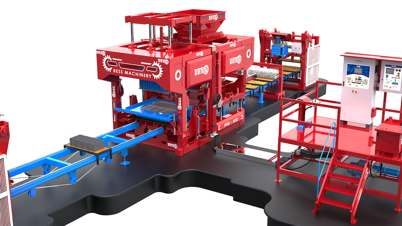 Concrete Block Machine | PRS-400 Fully Automatic - Vibrolis: obrázek 2 Concrete Block Machine | PRS-400 Fully Automatic - Vibrolis: obrázek 2