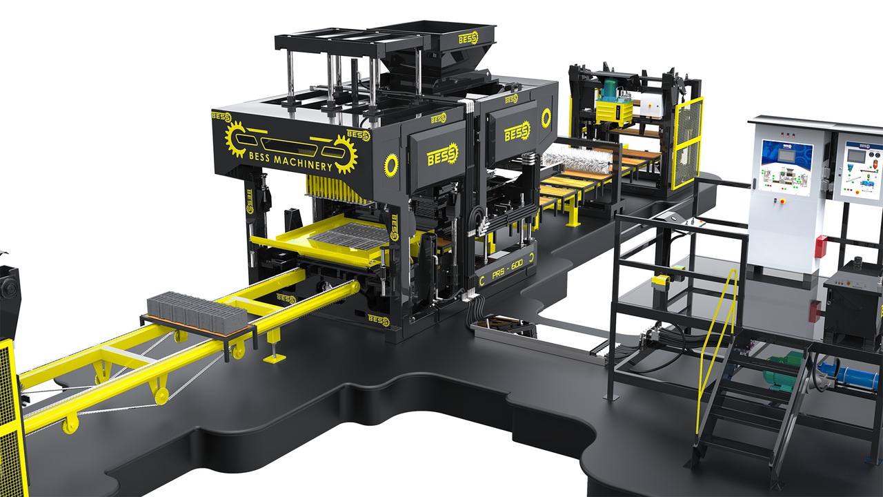 Fully Automatic Hollow Block Machine | PRS-600 - Vibrolis: obrázek 4 Fully Automatic Hollow Block Machine | PRS-600 - Vibrolis: obrázek 4