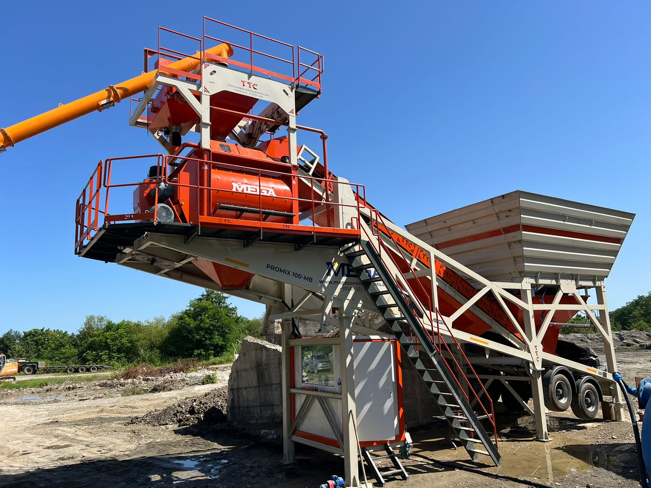Mobile Concrete Plant Promix-100.MB - Betonárna: obrázek 1 Mobile Concrete Plant Promix-100.MB - Betonárna: obrázek 1