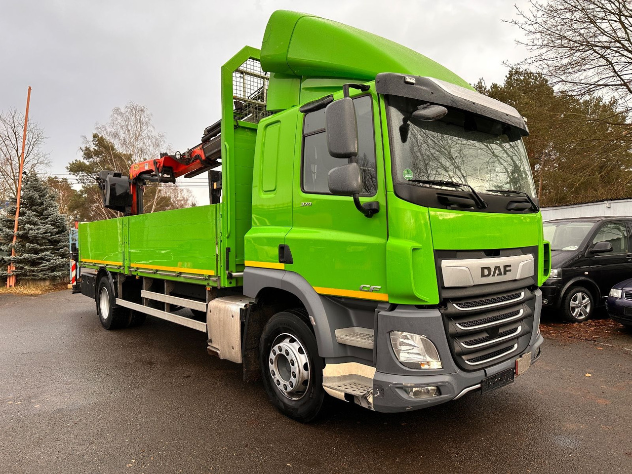 DAF CF 370 mit Kran Klima Tempomat - Nákladní automobil valníkový/ Plošinový, Auto s hydraulickou rukou: obrázek 2 DAF CF 370 mit Kran Klima Tempomat - Nákladní automobil valníkový/ Plošinový, Auto s hydraulickou rukou: obrázek 2