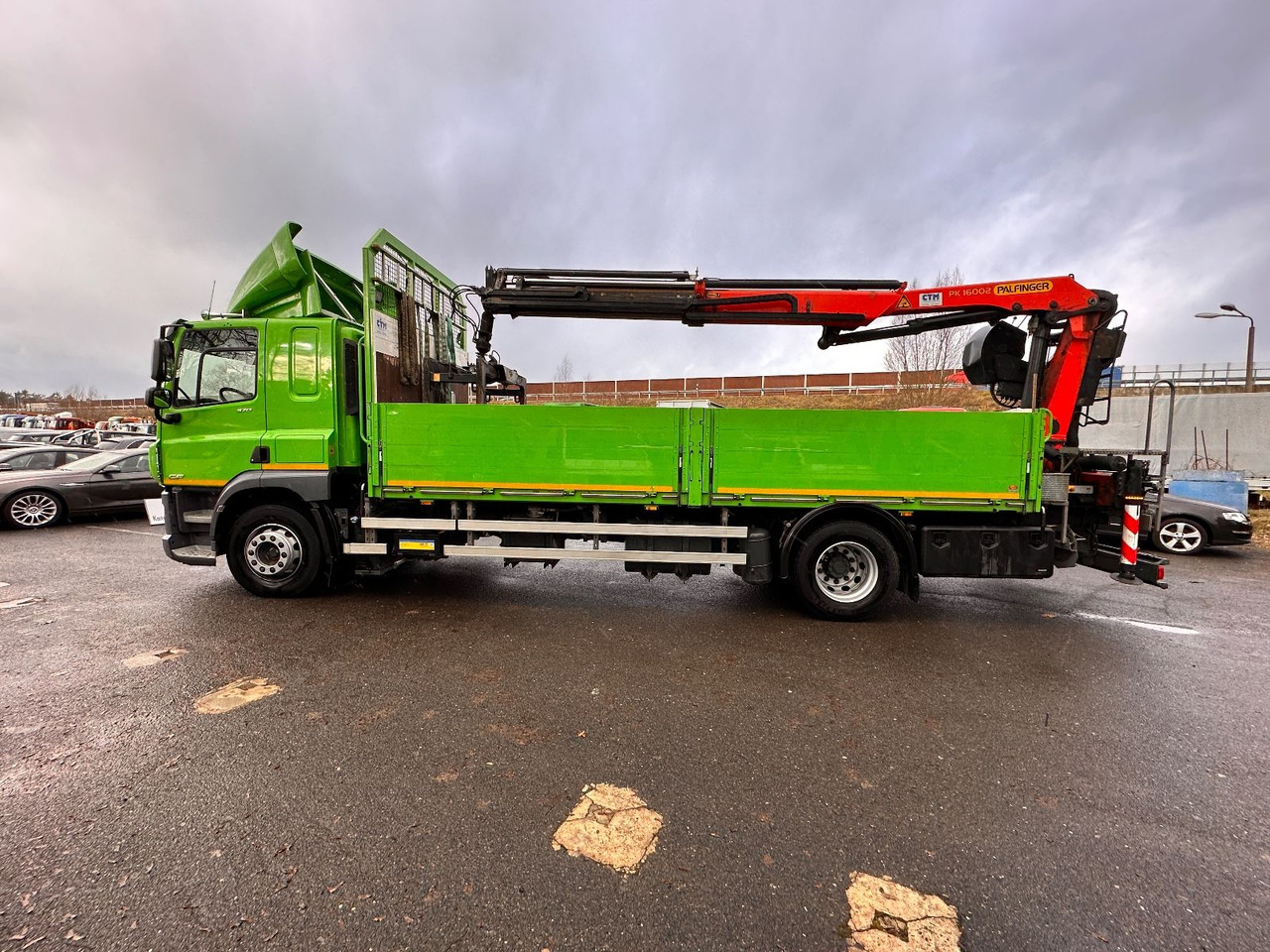 DAF CF 370 mit Kran Klima Tempomat - Nákladní automobil valníkový/ Plošinový, Auto s hydraulickou rukou: obrázek 5 DAF CF 370 mit Kran Klima Tempomat - Nákladní automobil valníkový/ Plošinový, Auto s hydraulickou rukou: obrázek 5