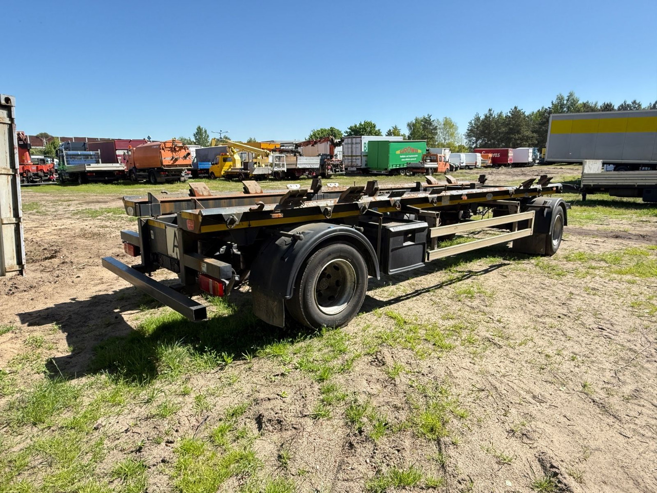HKM A 18 ZL 5.0 Abrollanhänger für 2 Absetzcontainer - Hákový/ Ramenový nosič přívěs: obrázek 3 HKM A 18 ZL 5.0 Abrollanhänger für 2 Absetzcontainer - Hákový/ Ramenový nosič přívěs: obrázek 3