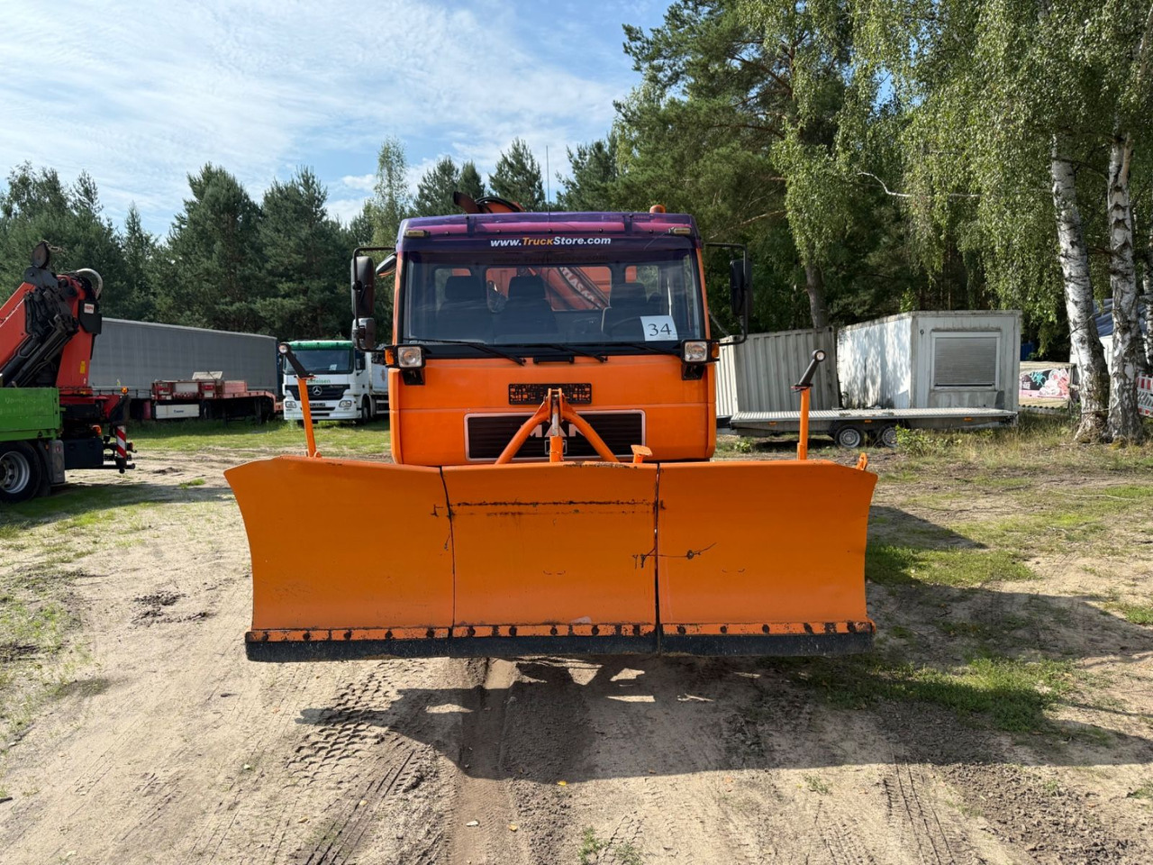 MAN 10.224 Atlas Kran Salzstreuer 4X4 - Sklápěč, Auto s hydraulickou rukou: obrázek 2 MAN 10.224 Atlas Kran Salzstreuer 4X4 - Sklápěč, Auto s hydraulickou rukou: obrázek 2