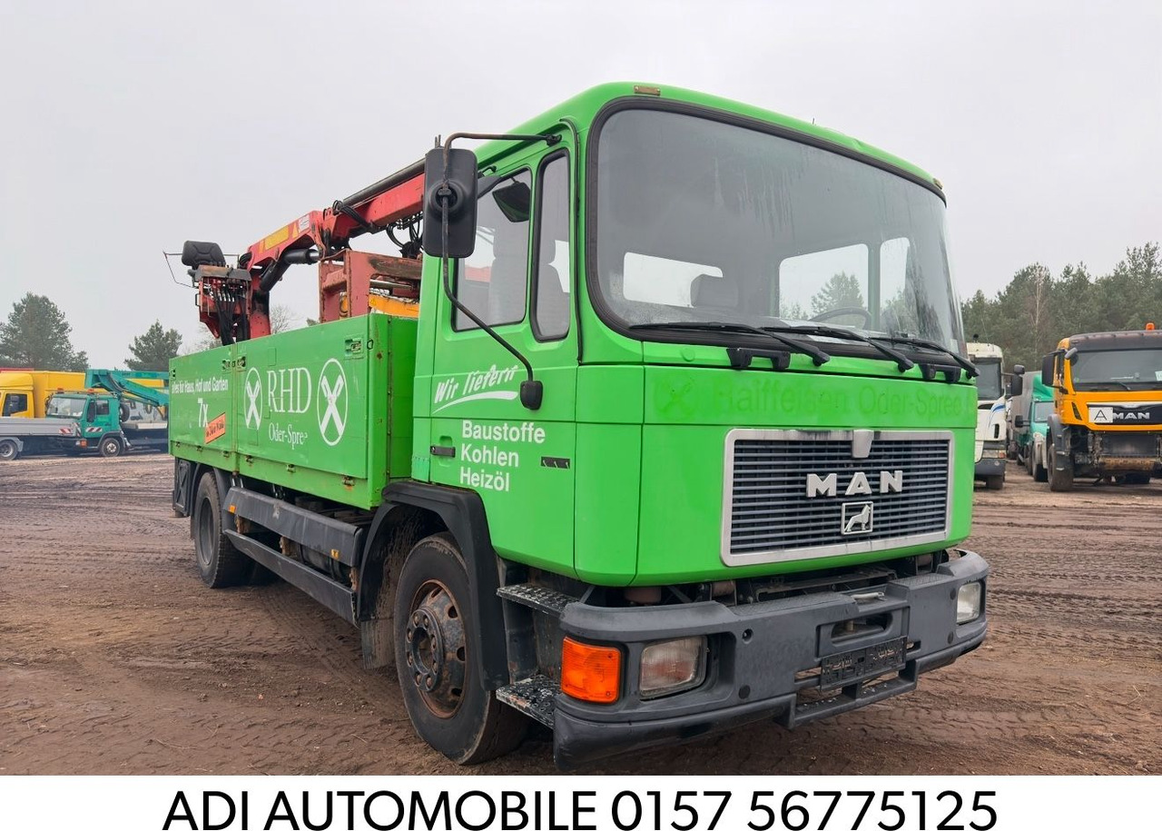MAN 14.192 - Nákladní automobil valníkový/ Plošinový, Auto s hydraulickou rukou: obrázek 1 MAN 14.192 - Nákladní automobil valníkový/ Plošinový, Auto s hydraulickou rukou: obrázek 1