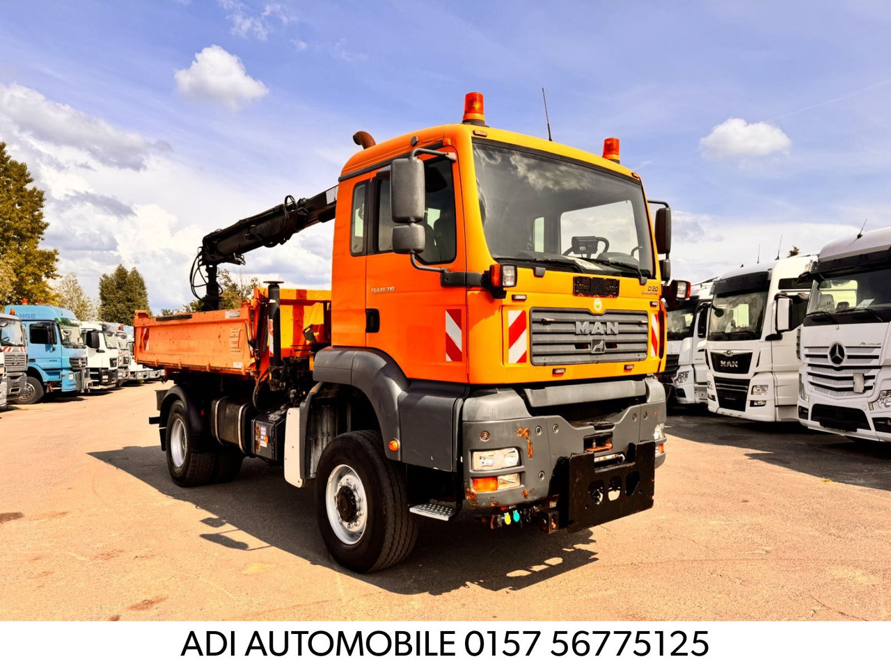 MAN TGA 18.310 Kipper - Kran 4x4 - Sklápěč, Auto s hydraulickou rukou: obrázek 1 MAN TGA 18.310 Kipper - Kran 4x4 - Sklápěč, Auto s hydraulickou rukou: obrázek 1