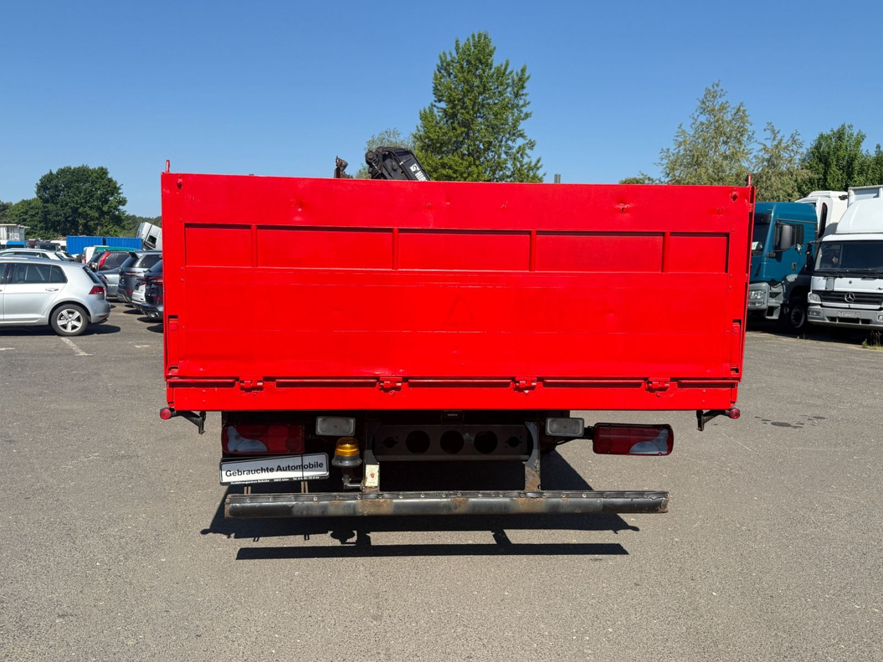 MAN TGL 12.210 mit Kran - Nákladní automobil valníkový/ Plošinový, Auto s hydraulickou rukou: obrázek 4 MAN TGL 12.210 mit Kran - Nákladní automobil valníkový/ Plošinový, Auto s hydraulickou rukou: obrázek 4