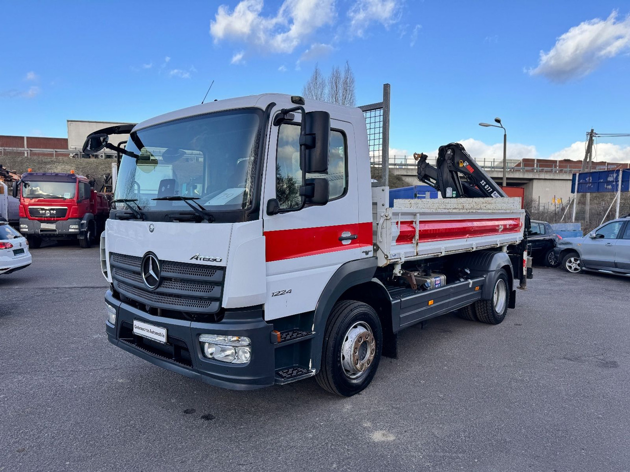 Mercedes-Benz Atego 1224 Kipper - Kran - Sklápěč, Auto s hydraulickou rukou: obrázek 3 Mercedes-Benz Atego 1224 Kipper - Kran - Sklápěč, Auto s hydraulickou rukou: obrázek 3