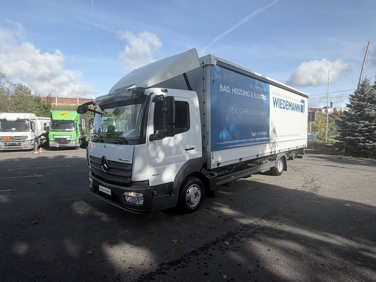 Mercedes-Benz Atego 821 Klima Lbw Tempoamt - Plachtový nákladní auto: obrázek 3 Mercedes-Benz Atego 821 Klima Lbw Tempoamt - Plachtový nákladní auto: obrázek 3
