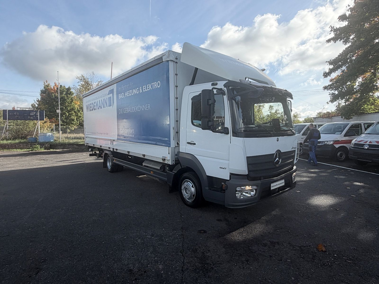 Mercedes-Benz Atego 821 Klima Lbw Tempoamt - Plachtový nákladní auto: obrázek 2 Mercedes-Benz Atego 821 Klima Lbw Tempoamt - Plachtový nákladní auto: obrázek 2