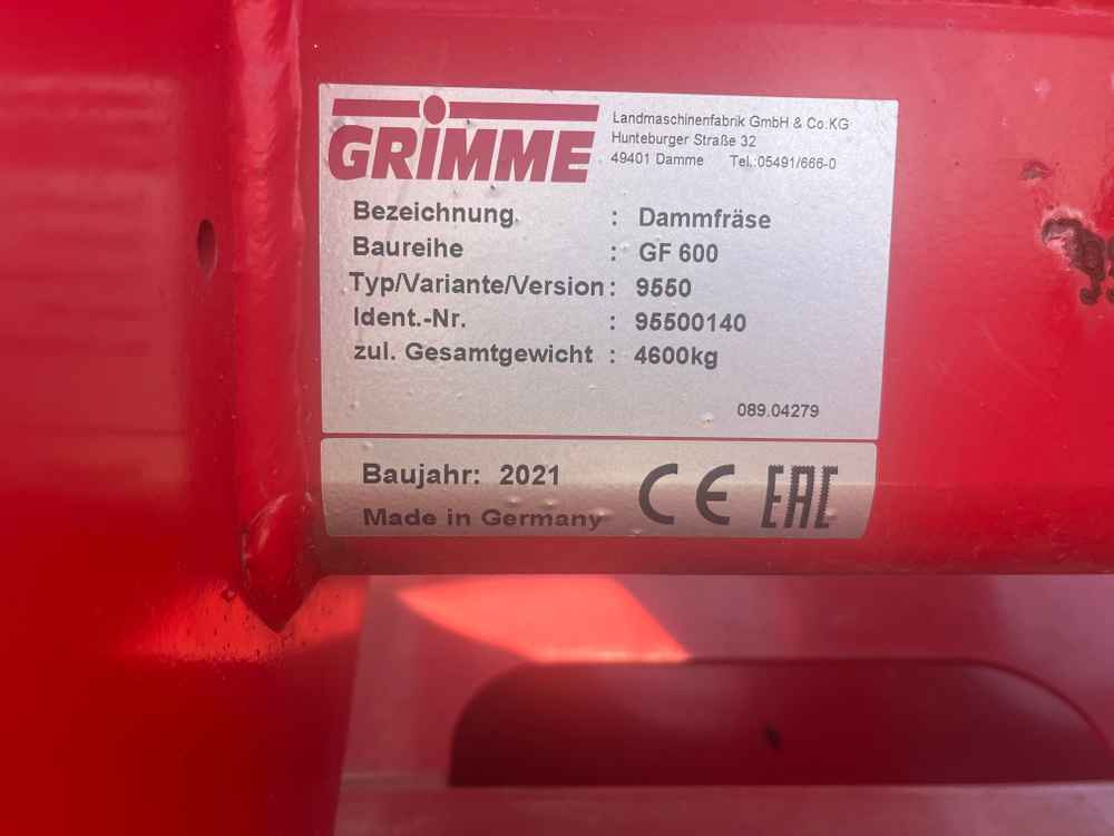 Grimme GF 600 - Kombajn: obrázek 3 Grimme GF 600 - Kombajn: obrázek 3