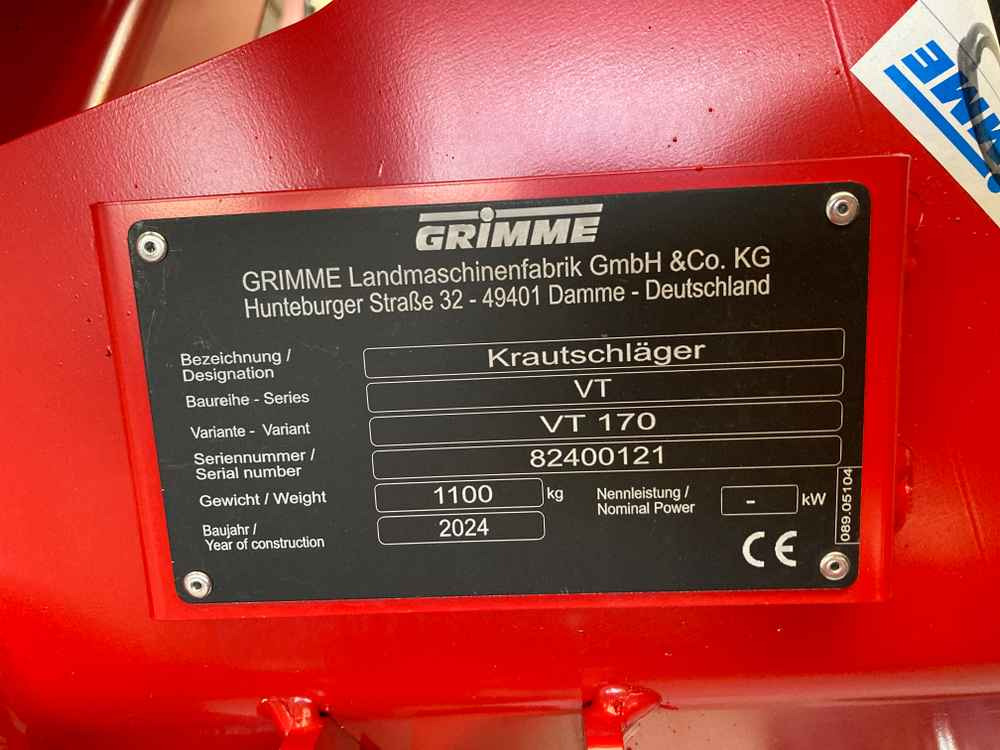 Grimme VT 170 - Sklizňové zařízení na vinnou révu: obrázek 2 Grimme VT 170 - Sklizňové zařízení na vinnou révu: obrázek 2