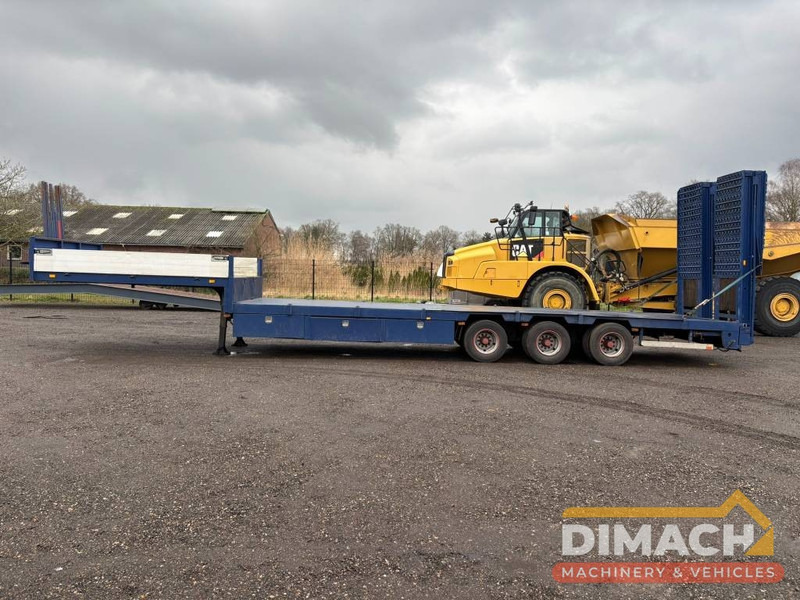 Broshuis Lowloader tieflader 3 assen leaf spring, laadklep - Podvalníkový návěs: obrázek 1 Broshuis Lowloader tieflader 3 assen leaf spring, laadklep - Podvalníkový návěs: obrázek 1