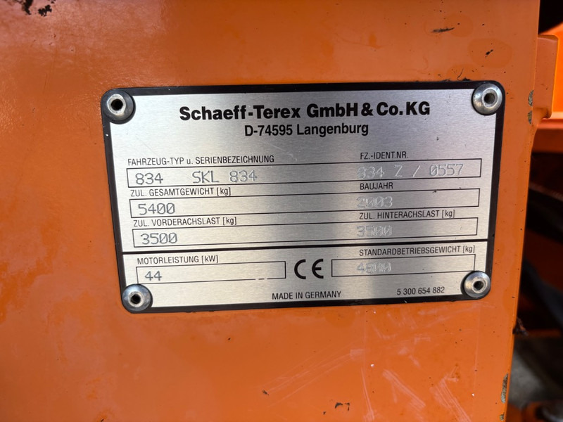 Kolový nakladač Schaeff SKL 834 Terex, bucket forks: obrázek 20