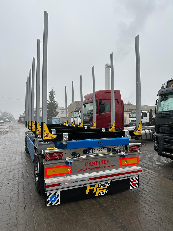 Hydrofast Przyczepa 2 osiowa do drewna stosowego HFP2/2-axle timber trailer HFP2 - Klanicový přívěs: obrázek 2 Hydrofast Przyczepa 2 osiowa do drewna stosowego HFP2/2-axle timber trailer HFP2 - Klanicový přívěs: obrázek 2