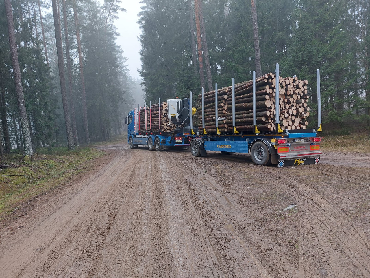 Hydrofast Przyczepa 2 osiowa do drewna stosowego HFP2/2-axle timber trailer HFP2 - Klanicový přívěs: obrázek 3 Hydrofast Przyczepa 2 osiowa do drewna stosowego HFP2/2-axle timber trailer HFP2 - Klanicový přívěs: obrázek 3