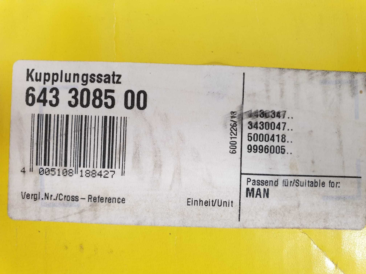 Oryginalne sprzęgło firmy Luk Autobusy,Samochody ciężarowe Man - Transmise: obrázek 3 Oryginalne sprzęgło firmy Luk Autobusy,Samochody ciężarowe Man - Transmise: obrázek 3