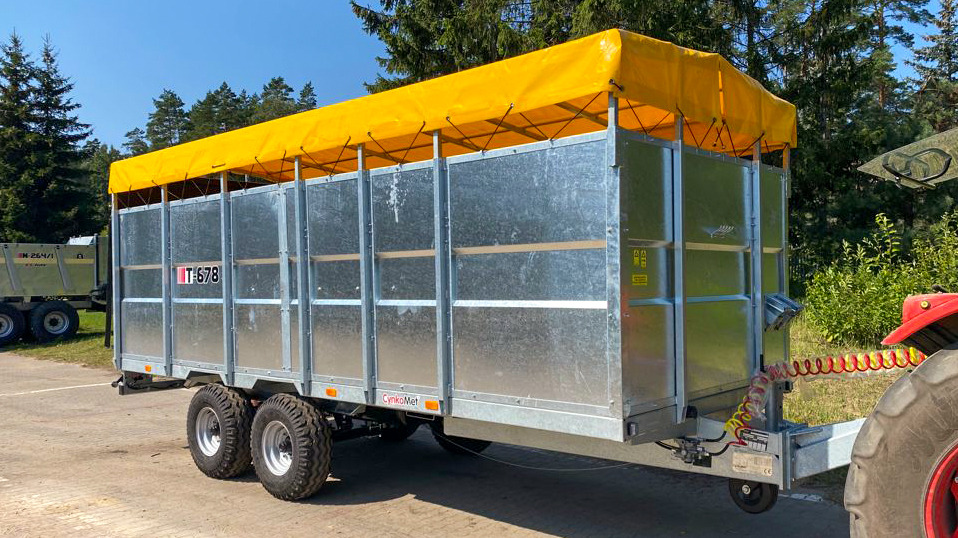 Cynkomet Viehanhänger / Livestock trailer / Remorque bétaillère / Rimorchio per bestiame / Rimorchio per bestiame /Прицеп для перевозки животных / Przyczepa do przewozu zwierząt - Přívěs na přepravu zvířat: obrázek 4 Cynkomet Viehanhänger / Livestock trailer / Remorque bétaillère / Rimorchio per bestiame / Rimorchio per bestiame /Прицеп для перевозки животных / Przyczepa do przewozu zwierząt - Přívěs na přepravu zvířat: obrázek 4
