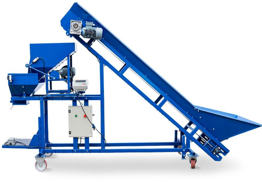 ROLMET Absackwaage / Weighing bagger / Peseuse ensacheuse / Pesatrice / Упаковочная машина с весами / Wagopakowarka WE-1 - Bramborářská technika: obrázek 5 ROLMET Absackwaage / Weighing bagger / Peseuse ensacheuse / Pesatrice / Упаковочная машина с весами / Wagopakowarka WE-1 - Bramborářská technika: obrázek 5
