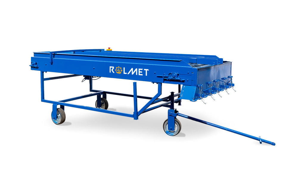 ROLMET Rollenverlesetisch / Sorting table / Table de tri / Tavolo selettivo / Cambiador / Сортировочный стол / Stół przebierczy SP2 - Bramborářská technika: obrázek 1 ROLMET Rollenverlesetisch / Sorting table / Table de tri / Tavolo selettivo / Cambiador / Сортировочный стол / Stół przebierczy SP2 - Bramborářská technika: obrázek 1