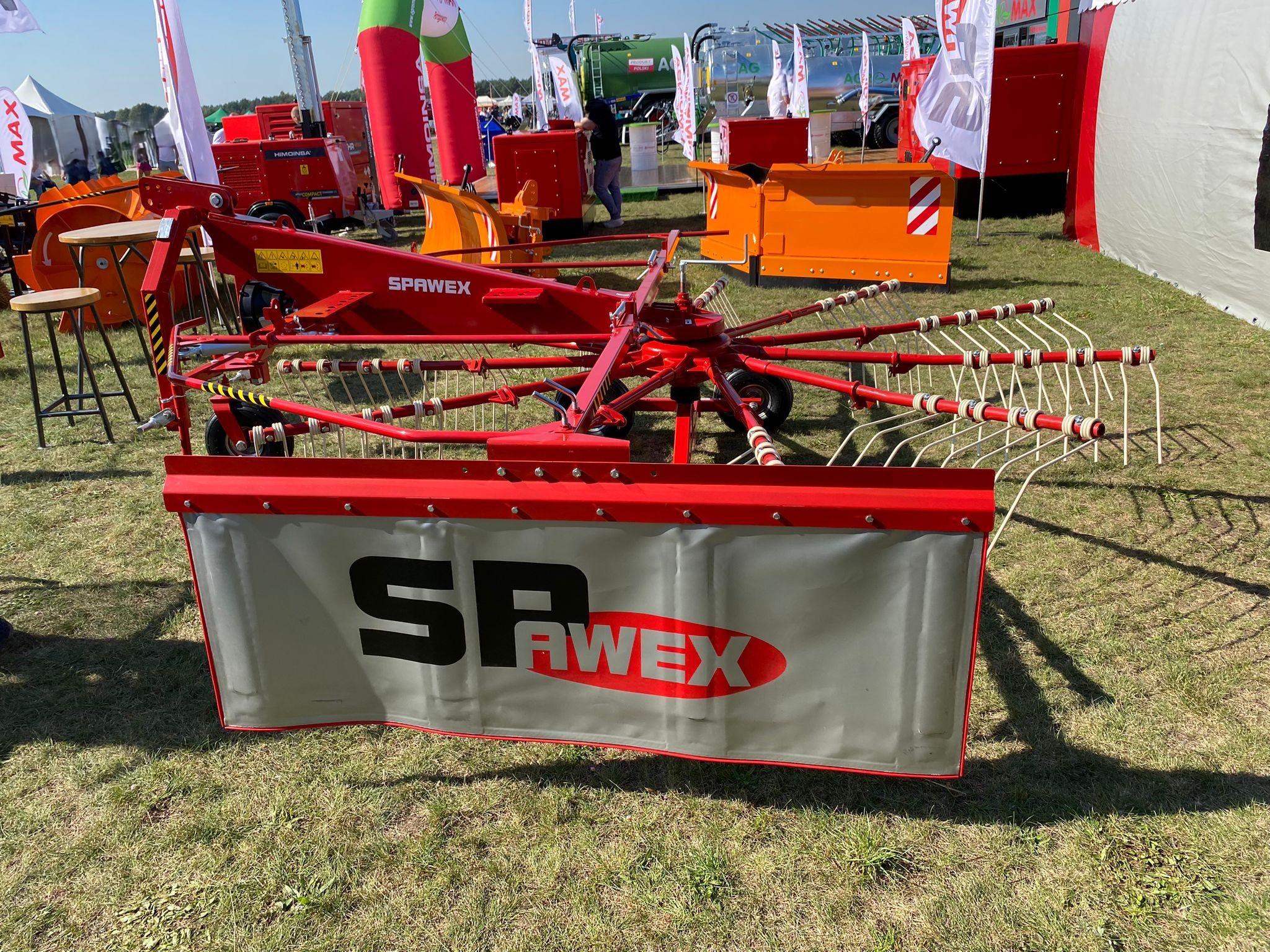 Nový Stroj na sklizeň pícnin Spawex Kreiselschwader / Rake / Andaineur / Rastrello / Rastrillo / Грабли / Zgrabiarka 3,5 m: obrázek 8