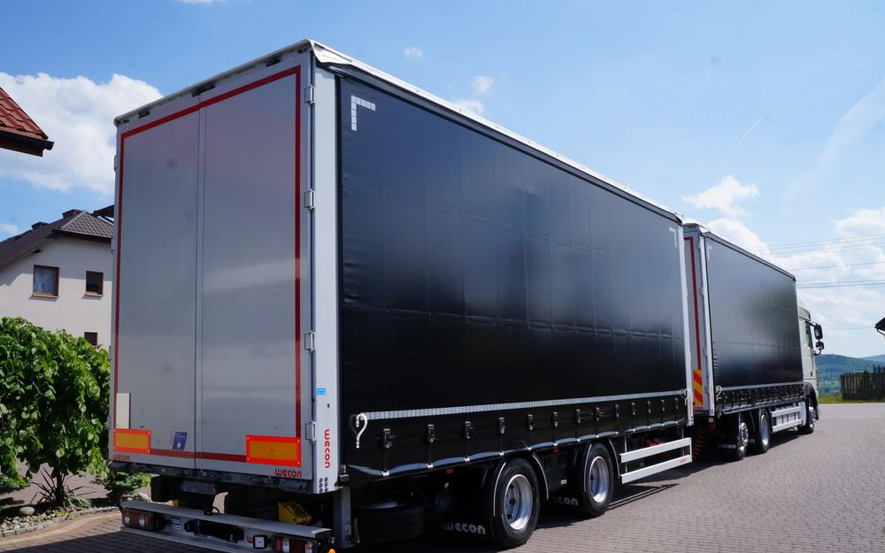 DAF XF 480 EURO 6 ZESTAW TANDEM PRZEJAZDOWY 120 M3 7,7 M + 7,7 M WECON - Plachtový nákladní auto: obrázek 5 DAF XF 480 EURO 6 ZESTAW TANDEM PRZEJAZDOWY 120 M3 7,7 M + 7,7 M WECON - Plachtový nákladní auto: obrázek 5