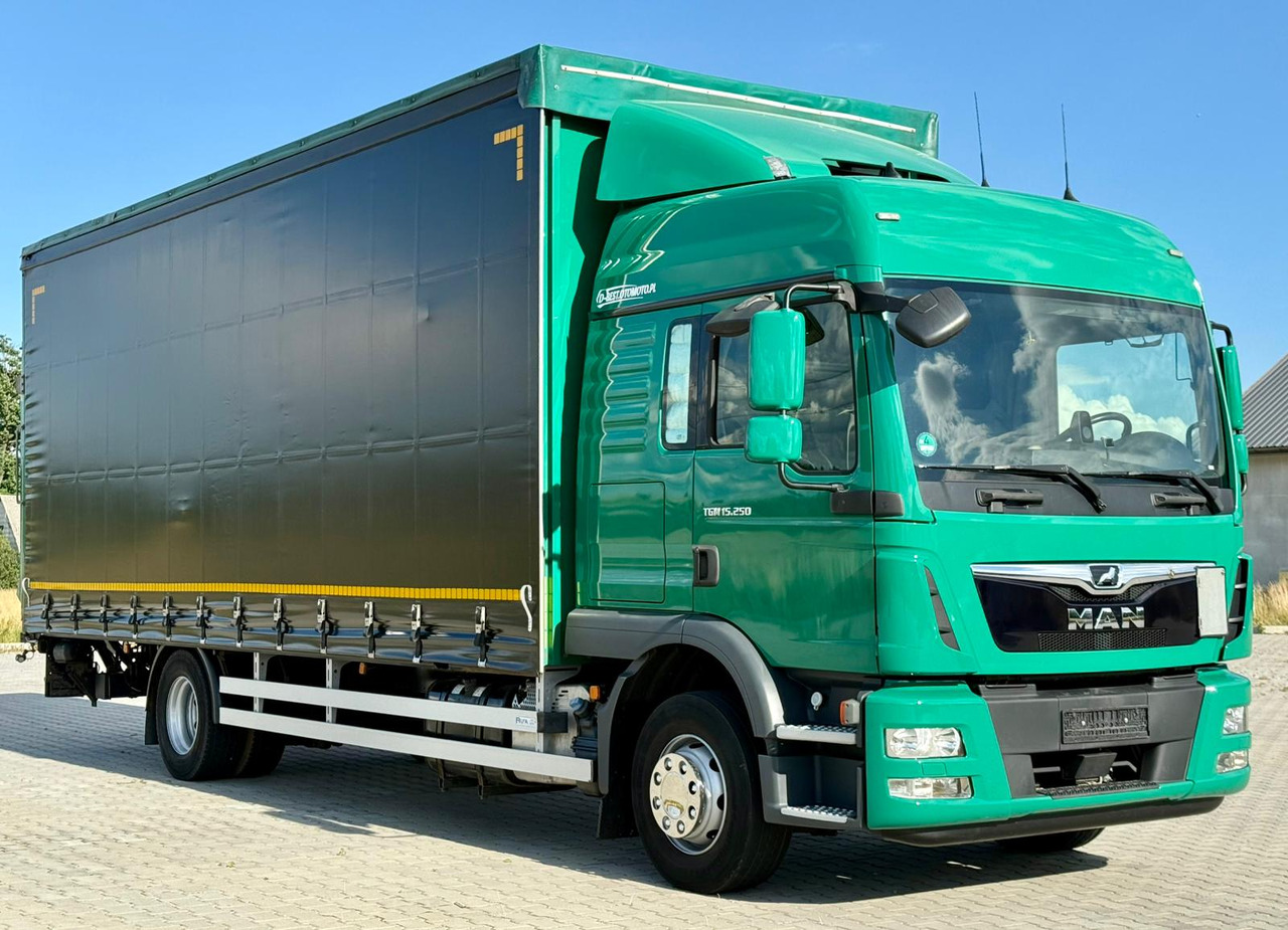 MAN TGM 12.250 / TGL 12.250 / FIRANKA / WINDA / AUTOMAT / 18 PALET / SYPIALKA / 2017 ROK - Plachtový nákladní auto: obrázek 1 MAN TGM 12.250 / TGL 12.250 / FIRANKA / WINDA / AUTOMAT / 18 PALET / SYPIALKA / 2017 ROK - Plachtový nákladní auto: obrázek 1