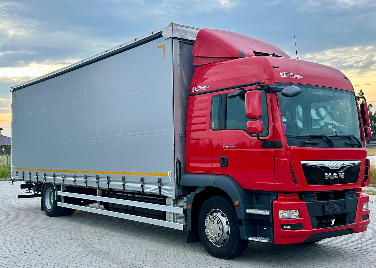 MAN TGM 18.290 / FIRANKA / 22 PALETY / AUTOMAT / EURO 6 / SYPIALKA / ŁADOWNOŚĆ 9 700 - Plachtový nákladní auto: obrázek 1 MAN TGM 18.290 / FIRANKA / 22 PALETY / AUTOMAT / EURO 6 / SYPIALKA / ŁADOWNOŚĆ 9 700 - Plachtový nákladní auto: obrázek 1