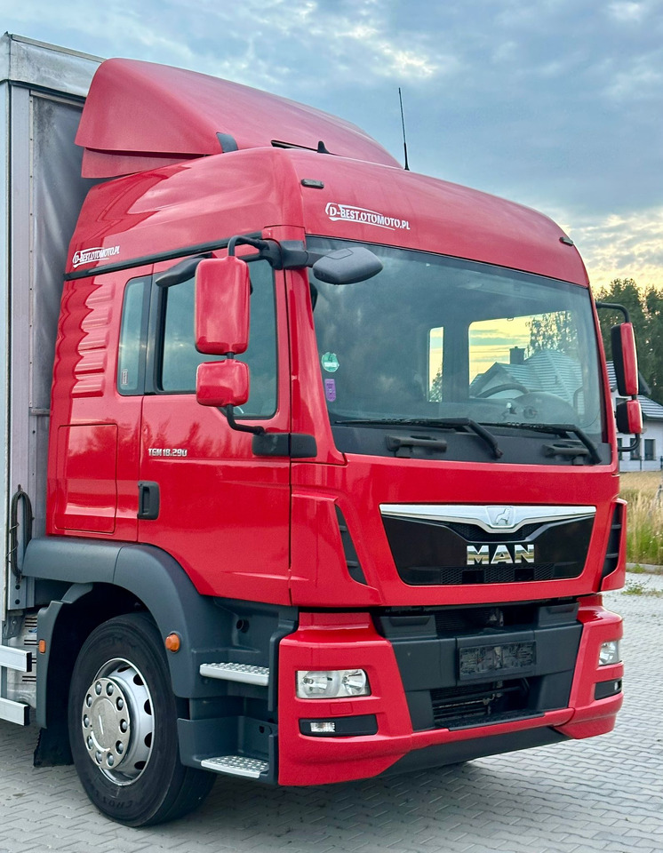 Plachtový nákladní auto MAN TGM 18.290 / FIRANKA / 22 PALETY / AUTOMAT / EURO 6 / SYPIALKA / ŁADOWNOŚĆ 9 700: obrázek 6