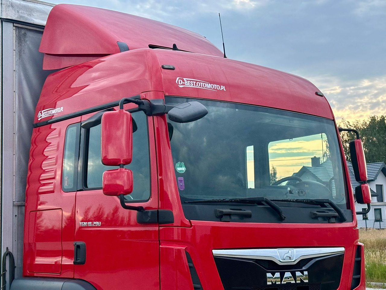 Plachtový nákladní auto MAN TGM 18.290 / FIRANKA / 22 PALETY / AUTOMAT / EURO 6 / SYPIALKA / ŁADOWNOŚĆ 9 700: obrázek 13
