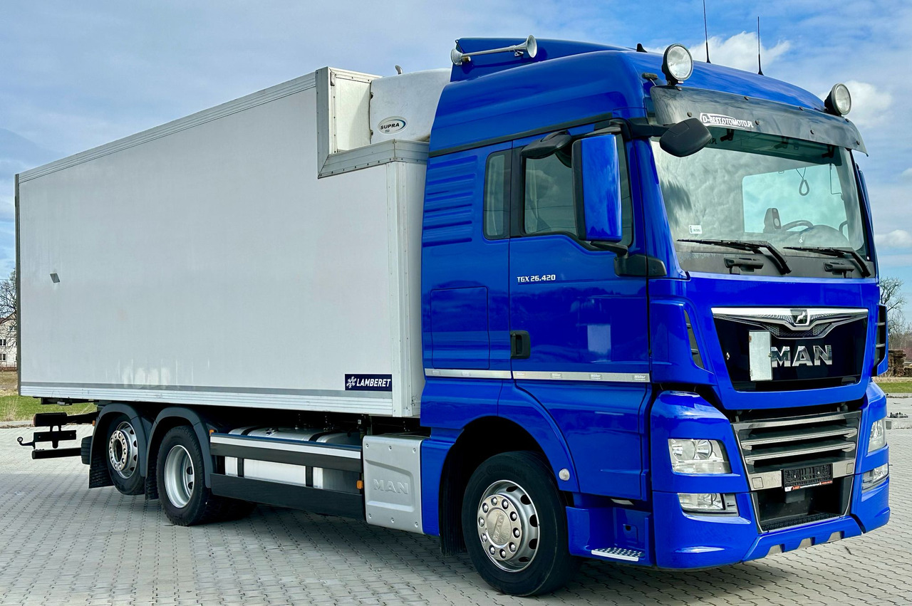 MAN TGX 26.420 / CHŁODNIA / LAMBERET / 18 EUROPALET / 6x2 / 2017 ROK / SYPIALKA - Chladírenský nákladní automobil: obrázek 1 MAN TGX 26.420 / CHŁODNIA / LAMBERET / 18 EUROPALET / 6x2 / 2017 ROK / SYPIALKA - Chladírenský nákladní automobil: obrázek 1