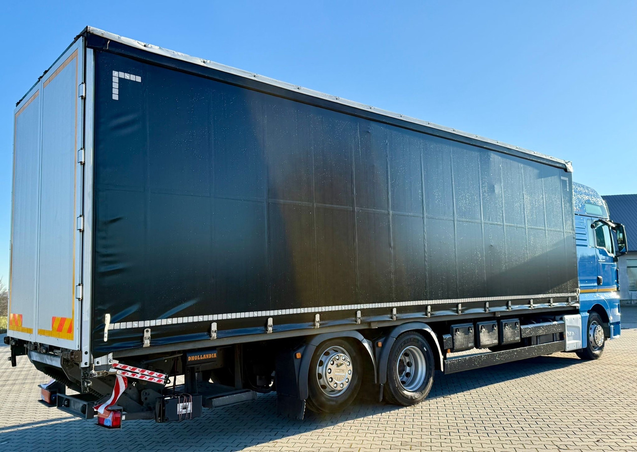 MAN TGX 26.420 / FIRANKA / WINDA / 23 EUROPALETY / 6x2 / AUTOMAT / EURO 6 / OŚ PODNOSZONA / DUŻA KABINA / 2019 ROK - Plachtový nákladní auto: obrázek 3 MAN TGX 26.420 / FIRANKA / WINDA / 23 EUROPALETY / 6x2 / AUTOMAT / EURO 6 / OŚ PODNOSZONA / DUŻA KABINA / 2019 ROK - Plachtový nákladní auto: obrázek 3