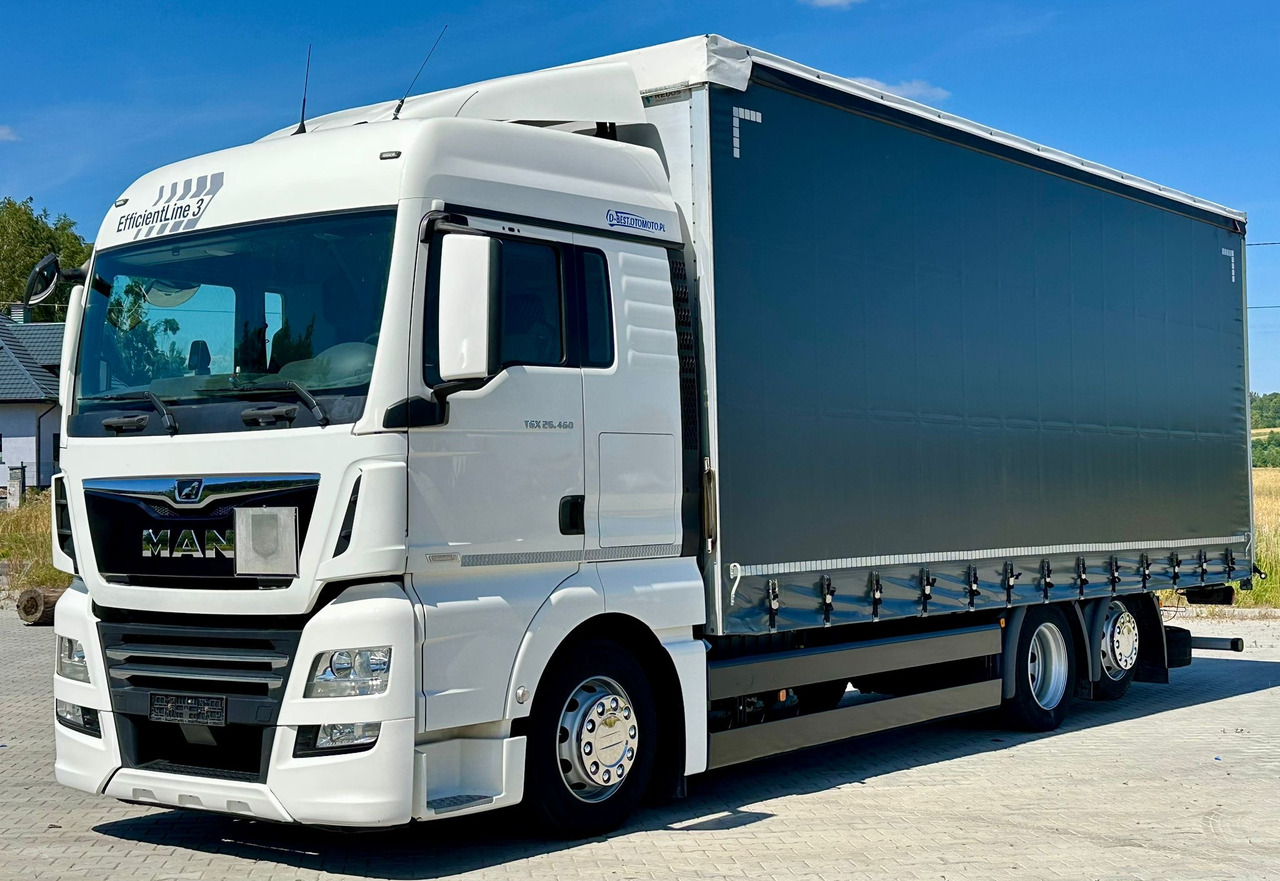 MAN TGX 26.460 / FIRANKA / 19 EUROPALET / 7.75 M / 6X2 / OŚ PODNOSZONA / AU - Plachtový nákladní auto: obrázek 2 MAN TGX 26.460 / FIRANKA / 19 EUROPALET / 7.75 M / 6X2 / OŚ PODNOSZONA / AU - Plachtový nákladní auto: obrázek 2