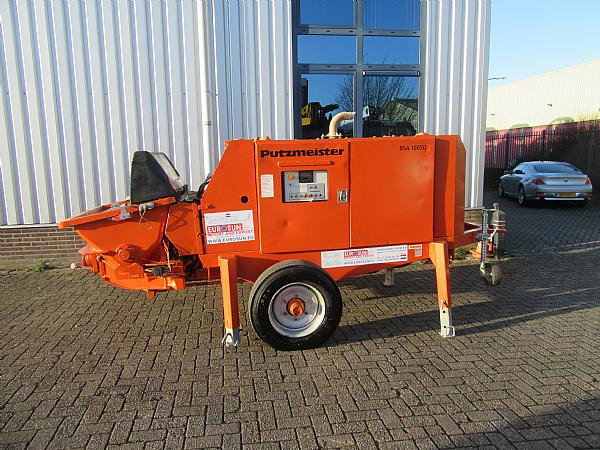 2014 PUTZMEISTER BSA 1005 DC concrete pump - Stacionární čerpadlo betonu: obrázek 1 2014 PUTZMEISTER BSA 1005 DC concrete pump - Stacionární čerpadlo betonu: obrázek 1