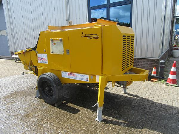 2014 PUTZMEISTER BSA 1005 DC- concrete pump. - Stacionární čerpadlo betonu: obrázek 2 2014 PUTZMEISTER BSA 1005 DC- concrete pump. - Stacionární čerpadlo betonu: obrázek 2