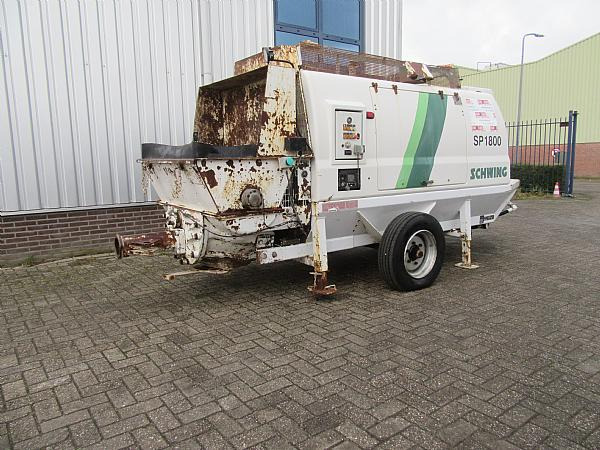 2014 SCHWING SP1800 D 129KW trailer pump - Stacionární čerpadlo betonu: obrázek 4 2014 SCHWING SP1800 D 129KW trailer pump - Stacionární čerpadlo betonu: obrázek 4