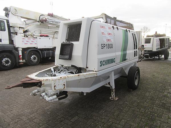 2014 SCHWING SP1800 D 129KW trailer pump - Stacionární čerpadlo betonu: obrázek 2 2014 SCHWING SP1800 D 129KW trailer pump - Stacionární čerpadlo betonu: obrázek 2