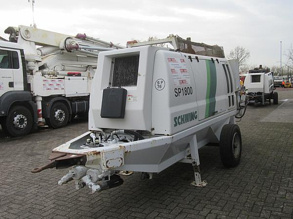 2015 SCHWING SP 1800 D 129KW - Stacionární čerpadlo betonu: obrázek 3 2015 SCHWING SP 1800 D 129KW - Stacionární čerpadlo betonu: obrázek 3