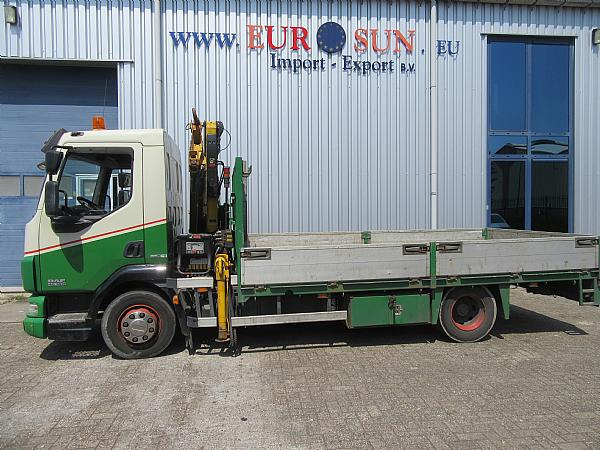 DAF DAF FA LF 45.160 & HIAB crane. - Nákladní automobil valníkový/ Plošinový, Auto s hydraulickou rukou: obrázek 2 DAF DAF FA LF 45.160 & HIAB crane. - Nákladní automobil valníkový/ Plošinový, Auto s hydraulickou rukou: obrázek 2