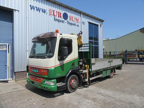 DAF DAF FA LF 45.160 & HIAB crane. - Nákladní automobil valníkový/ Plošinový, Auto s hydraulickou rukou: obrázek 1 DAF DAF FA LF 45.160 & HIAB crane. - Nákladní automobil valníkový/ Plošinový, Auto s hydraulickou rukou: obrázek 1