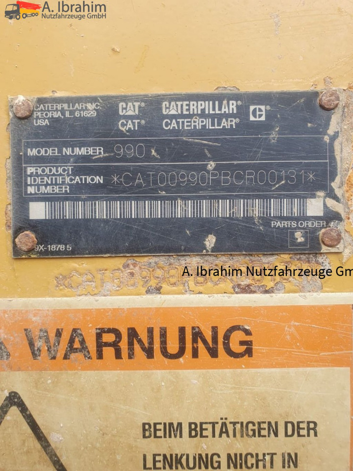 CAT 990 Zustand gut, Video vorhanden ohne Ketten!! - Kolový nakladač: obrázek 2 CAT 990 Zustand gut, Video vorhanden ohne Ketten!! - Kolový nakladač: obrázek 2