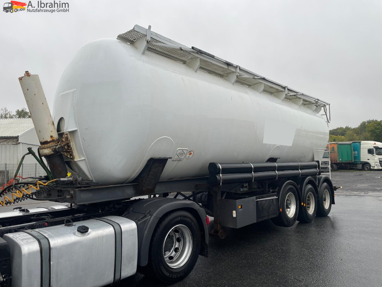 Feldbinder KIP 38.3 Kippsilo 38 cbm Trommelbremse, Liftachse - Silo cisterna: obrázek 1 Feldbinder KIP 38.3 Kippsilo 38 cbm Trommelbremse, Liftachse - Silo cisterna: obrázek 1