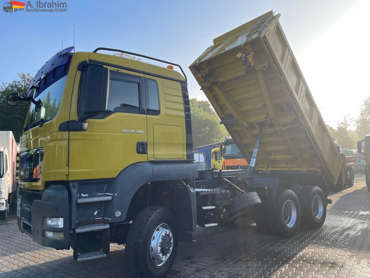 MAN TGS 26.480 Meiller 3 Seiten, Blatt Blatt, 6x6, Schalter ,3 Pedals - Sklápěč: obrázek 1 MAN TGS 26.480 Meiller 3 Seiten, Blatt Blatt, 6x6, Schalter ,3 Pedals - Sklápěč: obrázek 1