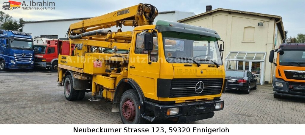Autodomíchávač s čerpadlem Mercedes-Benz LK 1617, Schwing Betonpumpe, Oldtimer: obrázek 9