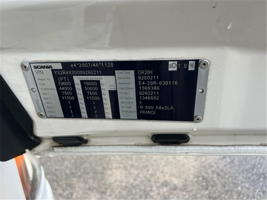 Tahač Scania R500 / RETARDER: obrázek 13