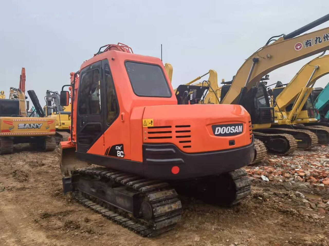 Doosan DX80 - Pásové rýpadlo: obrázek 5 Doosan DX80 - Pásové rýpadlo: obrázek 5