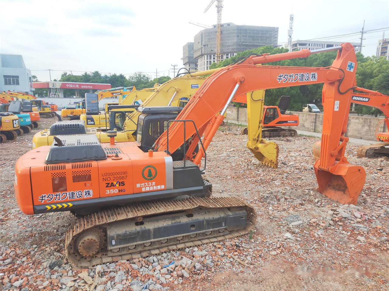 Pásové rýpadlo Hitachi ZX350H-3G: obrázek 8