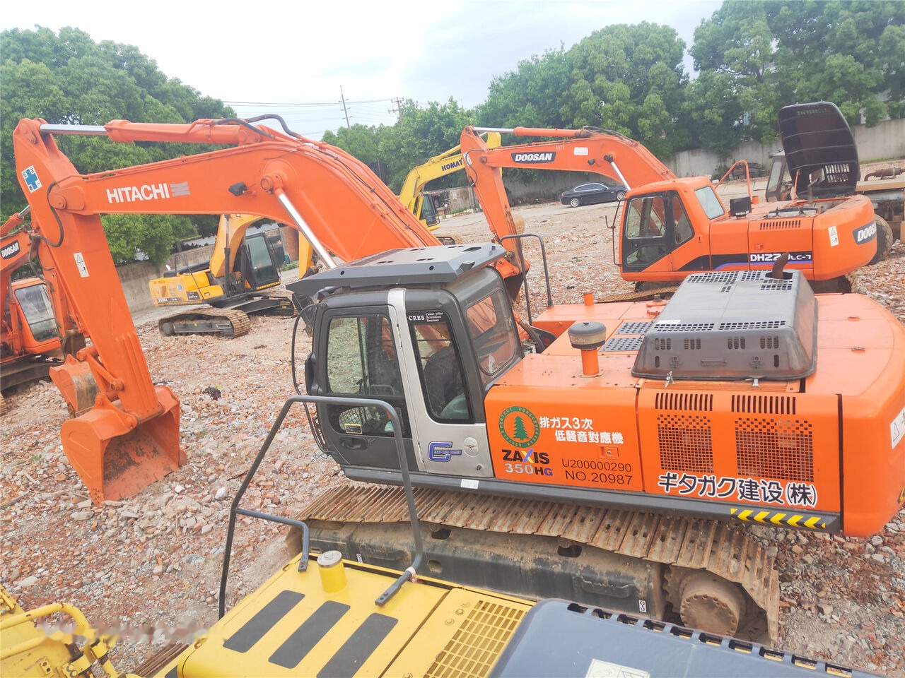Pásové rýpadlo Hitachi ZX350H-3G: obrázek 6