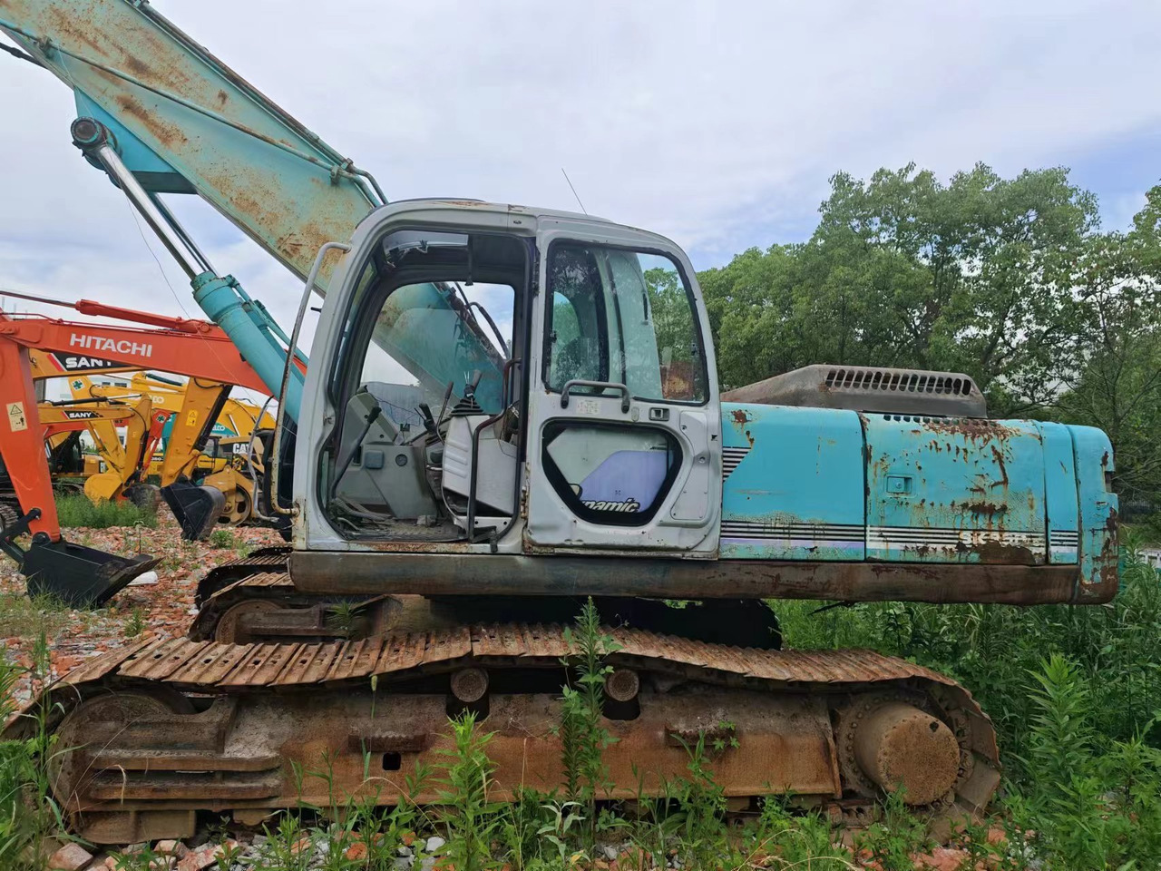 Pásové rýpadlo KOBELCO PILE DRIVER SK350LC-8: obrázek 8