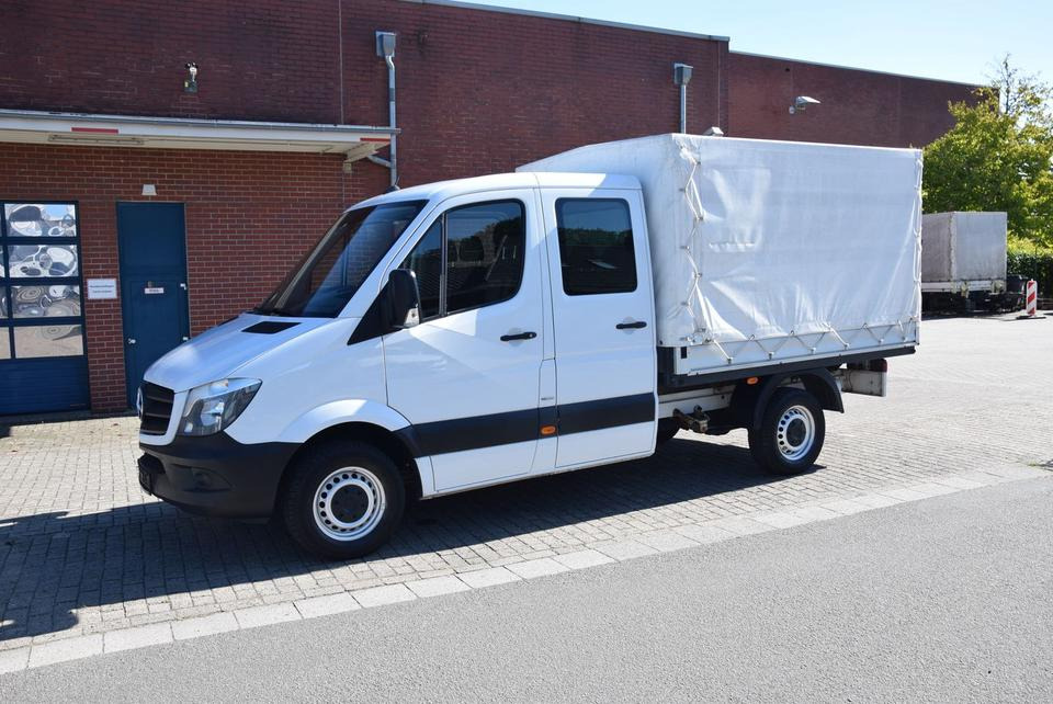 Mercedes-Benz Sprinter 314 CDI Pri Plane Doka 7-Sitze Klima - Plachtová dodávka, Dodávka s dvojitou kabinou: obrázek 1 Mercedes-Benz Sprinter 314 CDI Pri Plane Doka 7-Sitze Klima - Plachtová dodávka, Dodávka s dvojitou kabinou: obrázek 1