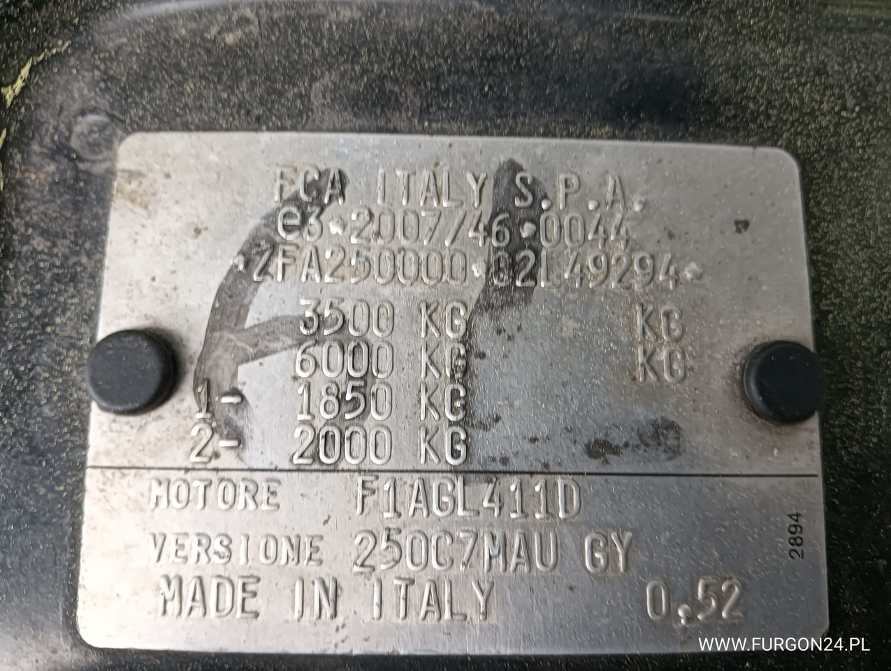 Dodávka skřín FIAT DUCATO KONTENER WINDA NR 732: obrázek 14